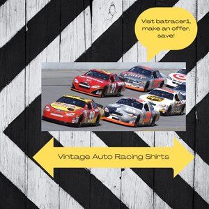 VINTAGE AUTO RACING SHIRTS - Nascar, Indy Racing League, F1, USAC ...